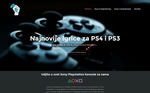 Sony iznajmljivanje Beograd izrada sajtova